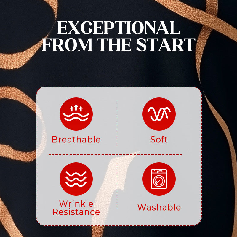 💥Special Sale 49% OFF💝✨Flowy V-Neck Printed Long Dress