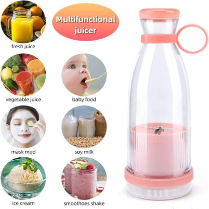 🥤🍊 Portable Juicer Bestseller – Fresh Juice Anytime, USB Rechargeable & Easy Clean