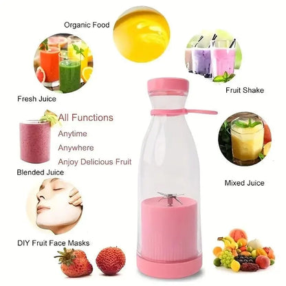 🥤🍊 Portable Juicer Bestseller – Fresh Juice Anytime, USB Rechargeable & Easy Clean