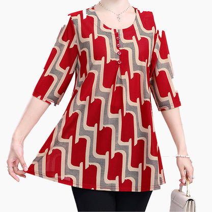 Women's Versatile Casual Printed Top