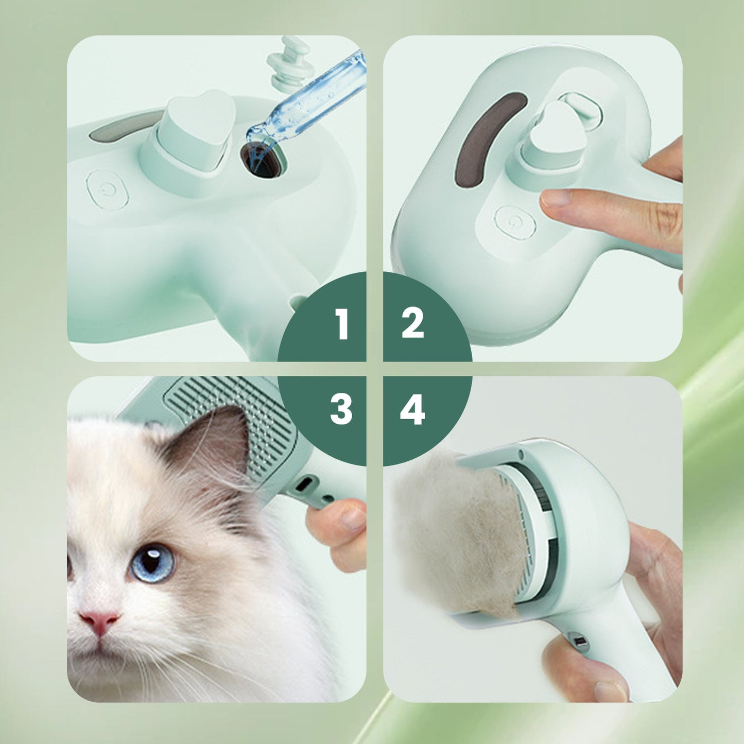 🐕Pet Spray Hair Removal Comb