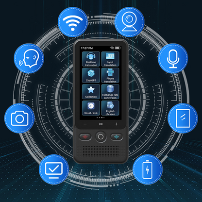 💎2-in-1 Portable Translation Device – Real-Time Voice & Camera Translation in 138 Languages, Offline Mode & 1400mAh Battery