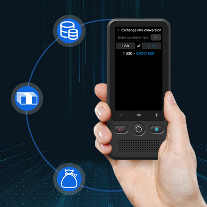 💎2-in-1 Portable Translation Device – Real-Time Voice & Camera Translation in 138 Languages, Offline Mode & 1400mAh Battery