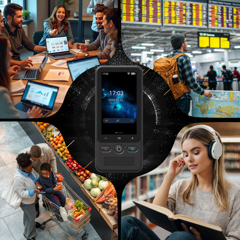 💎2-in-1 Portable Translation Device – Real-Time Voice & Camera Translation in 138 Languages, Offline Mode & 1400mAh Battery