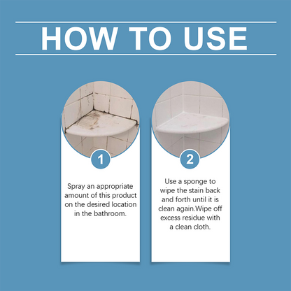 All-in-One Bathroom Grime Cleaning Spray Set