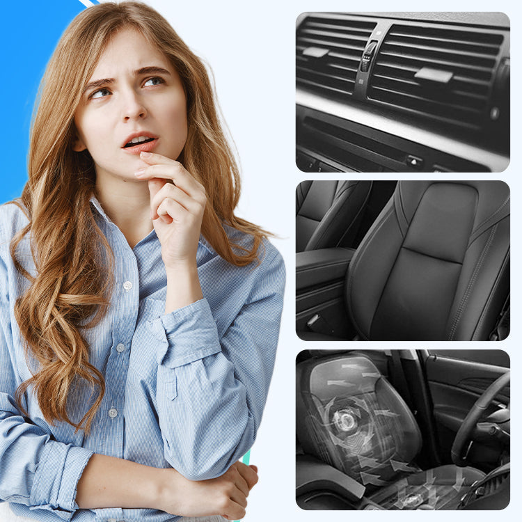 ❄️Car Seat Fan – Dual Turbine & USB Powered – Portable Air Cooler for Summer