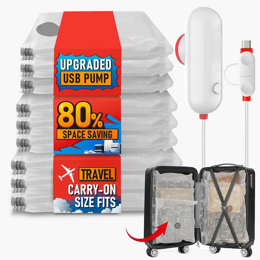 🔥Hot Sale 50% OFF🔥Vacuum Storage Bags with USB Electric Pump