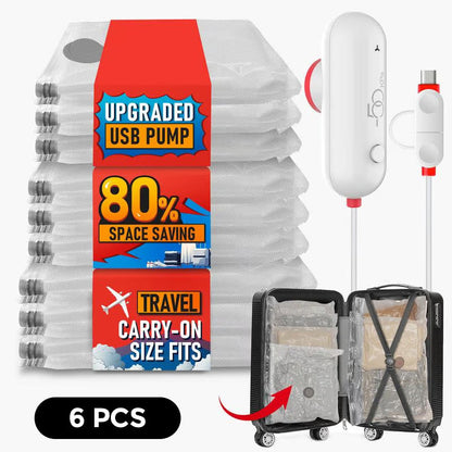 🔥Hot Sale 50% OFF🔥Vacuum Storage Bags with USB Electric Pump