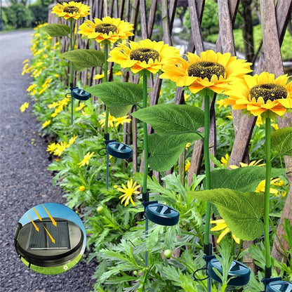 ☀️Sunflower Solar Lights – Auto On/Off, 14H Glow, IP65 Waterproof