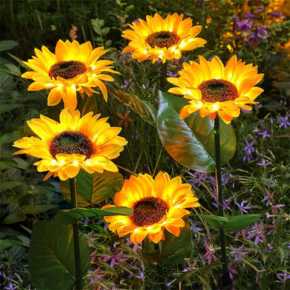 ☀️Sunflower Solar Lights – Auto On/Off, 14H Glow, IP65 Waterproof
