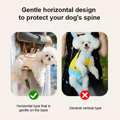 🐶2-in-1 Portable Breathable Pet Carrierk