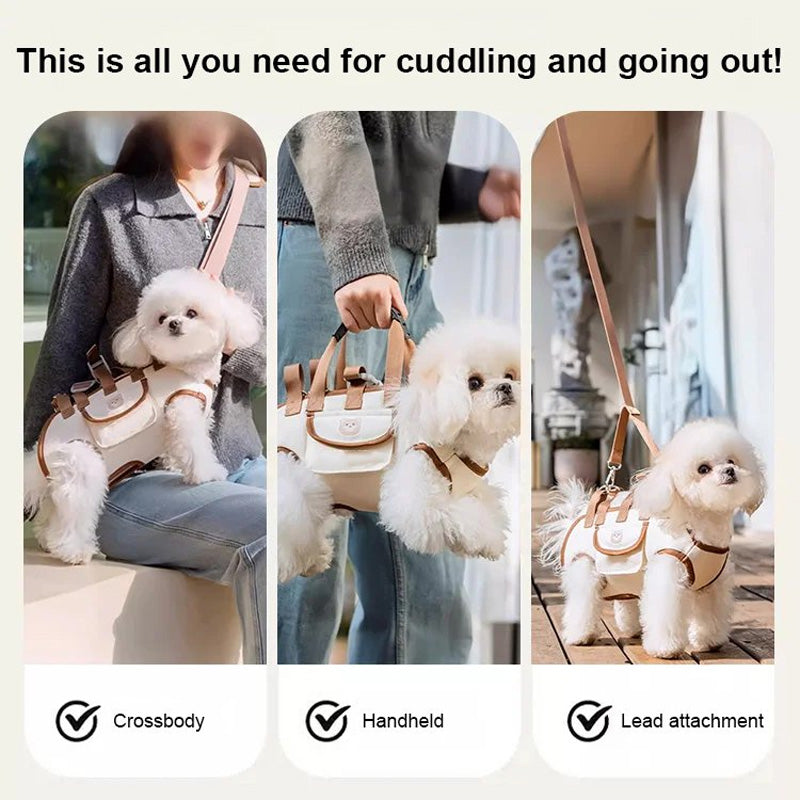 🐶2-in-1 Portable Breathable Pet Carrierk