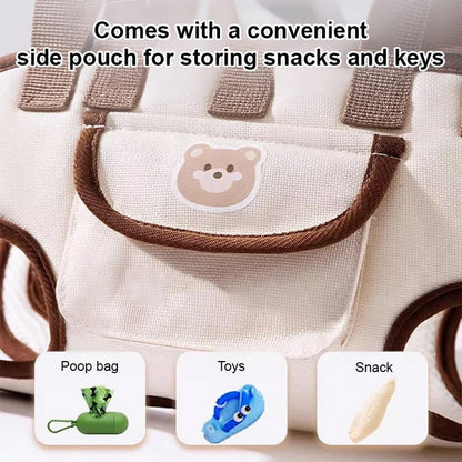 🐶2-in-1 Portable Breathable Pet Carrierk