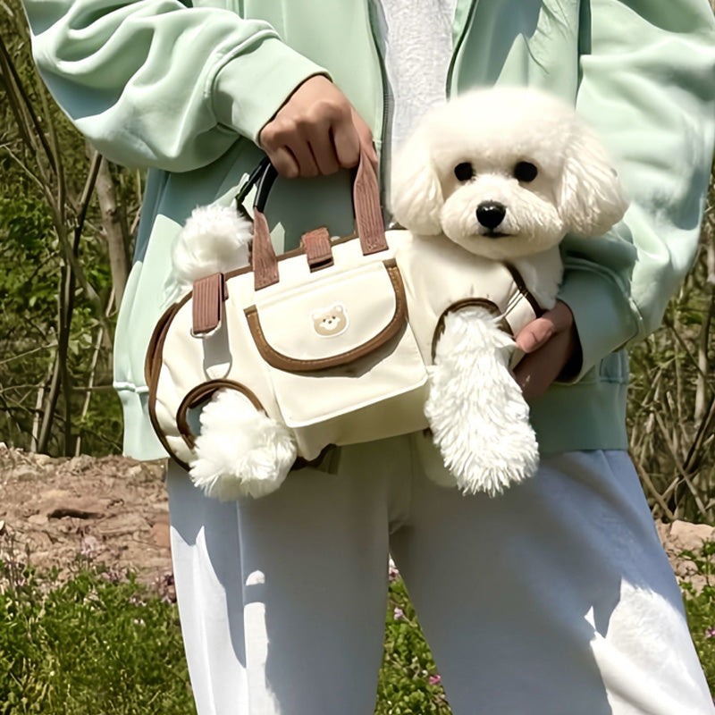 🐶2-in-1 Portable Breathable Pet Carrierk