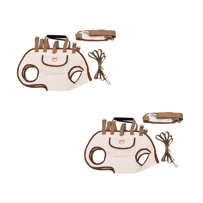 🐶2-in-1 Portable Breathable Pet Carrierk
