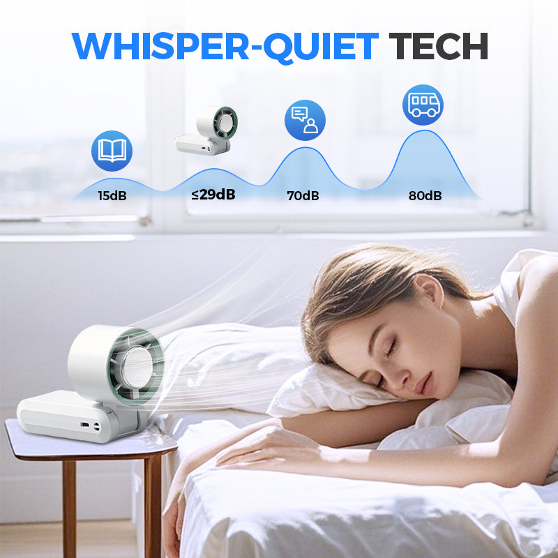 ❄️Handheld Portable Fan with Ice Cooler