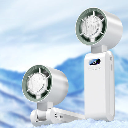 ❄️Handheld Portable Fan with Ice Cooler