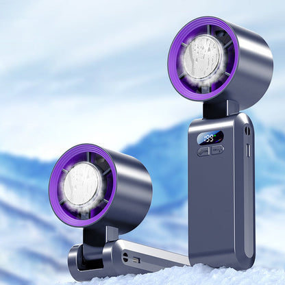 ❄️Handheld Portable Fan with Ice Cooler