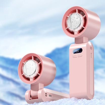 ❄️Handheld Portable Fan with Ice Cooler