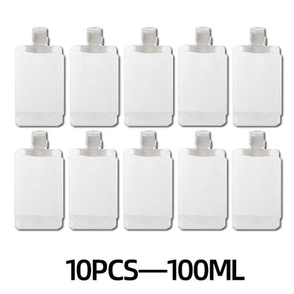 (🌷Super practical stuff ) Portable Travel Fluid Makeup Packing Bag(10 Pcs）