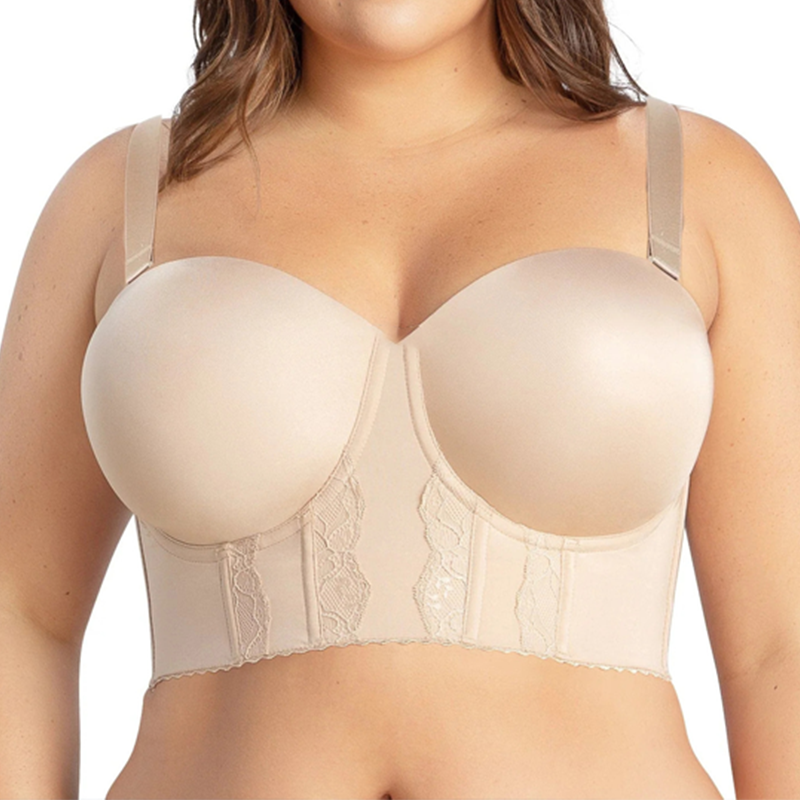 Limited-time sale 60% OFF🔥Women's low-cut removable shoulder strap shaping bra - lift and shape