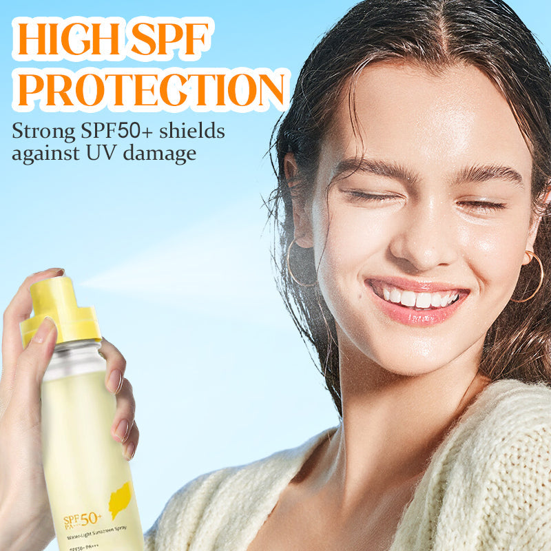Water Resistant Lightweight Sunscreen Spray