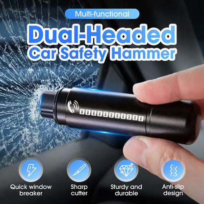 🔥Hot Sale🔥Multi-Functional Dual-Headed Car Safety Hammer