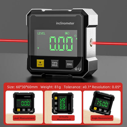 🔥Measure Angles Like a Pro — Magnetic Digital Angle Gauge