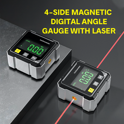 🔥Measure Angles Like a Pro — Magnetic Digital Angle Gauge
