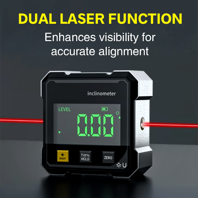 🔥Measure Angles Like a Pro — Magnetic Digital Angle Gauge
