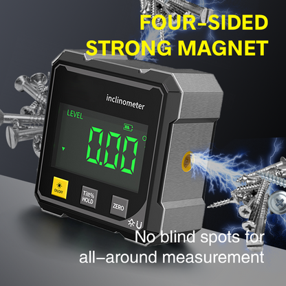 🔥Measure Angles Like a Pro — Magnetic Digital Angle Gauge