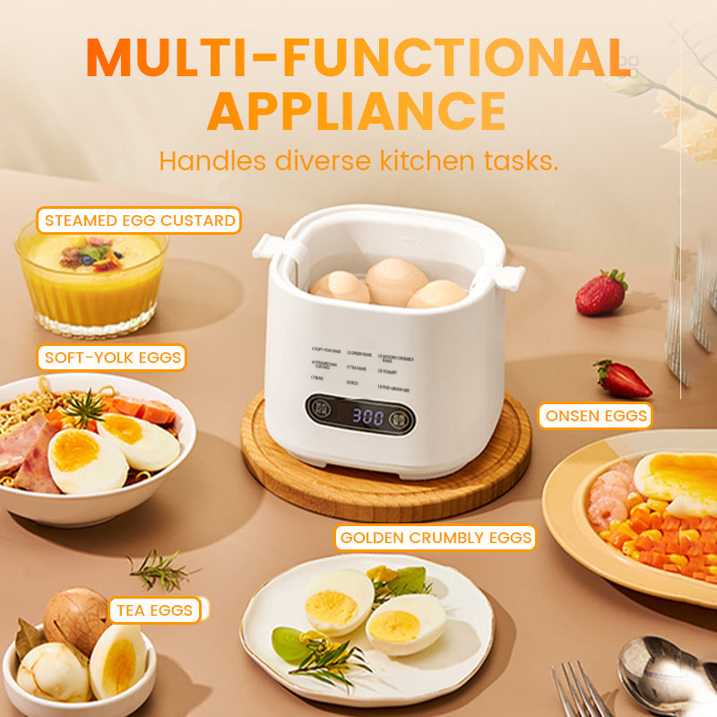 📢Mini Multi-Functional Egg Cooker Set with Smart Touch Panel📢