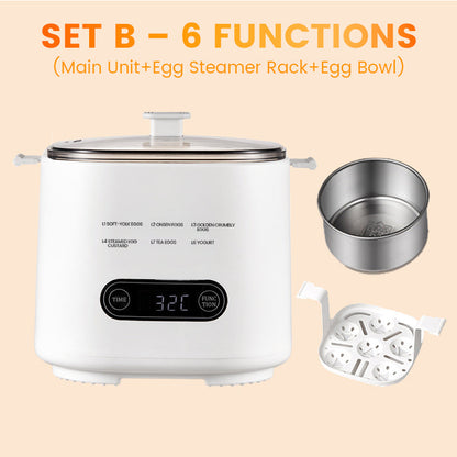 📢Mini Multi-Functional Egg Cooker Set with Smart Touch Panel📢