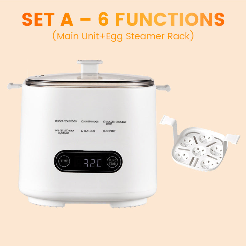 📢Mini Multi-Functional Egg Cooker Set with Smart Touch Panel📢