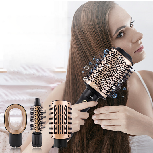 4-in-1 Hair Styling Tool - Hair Dryer, Curler, Straightener & Volumizer