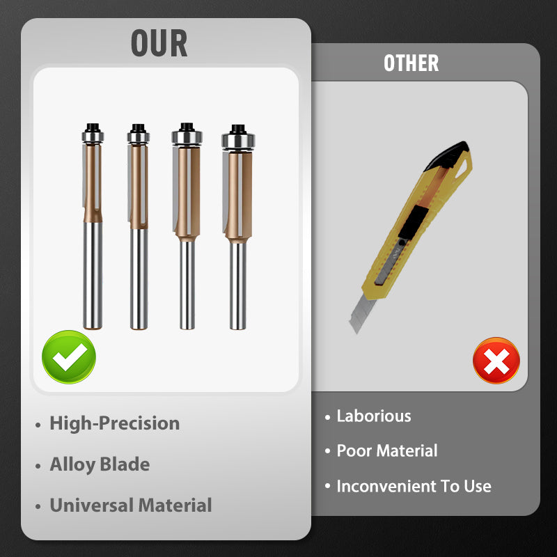 Flush Cut Trim Router Bit
