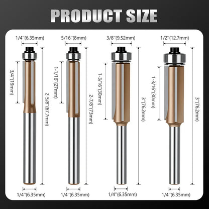 Flush Cut Trim Router Bit