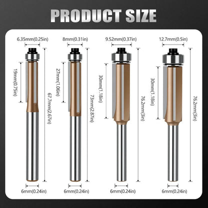 Flush Cut Trim Router Bit