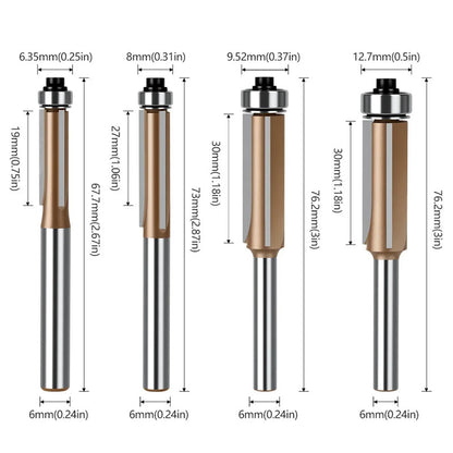 Flush Cut Trim Router Bit