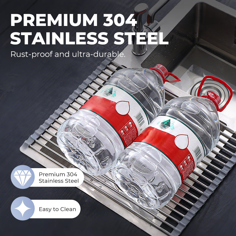 Durable Rust-Proof Folding Sink Drain Rack