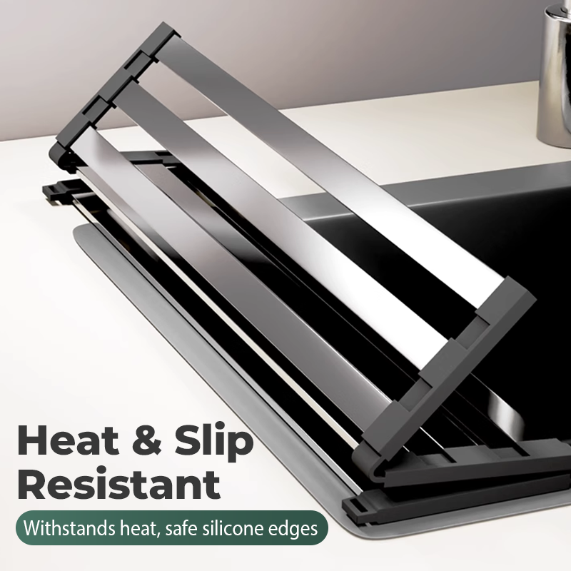 Durable Rust-Proof Folding Sink Drain Rack