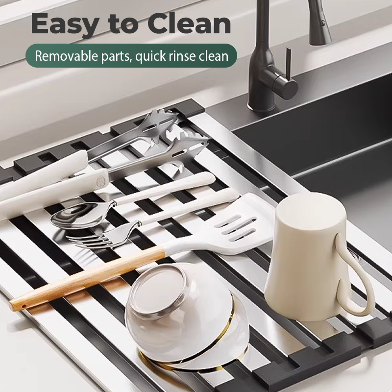 Durable Rust-Proof Folding Sink Drain Rack