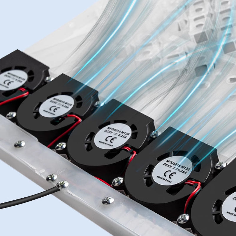 Ventilated Breathable Cooling Car Seat Cushion with USB Port