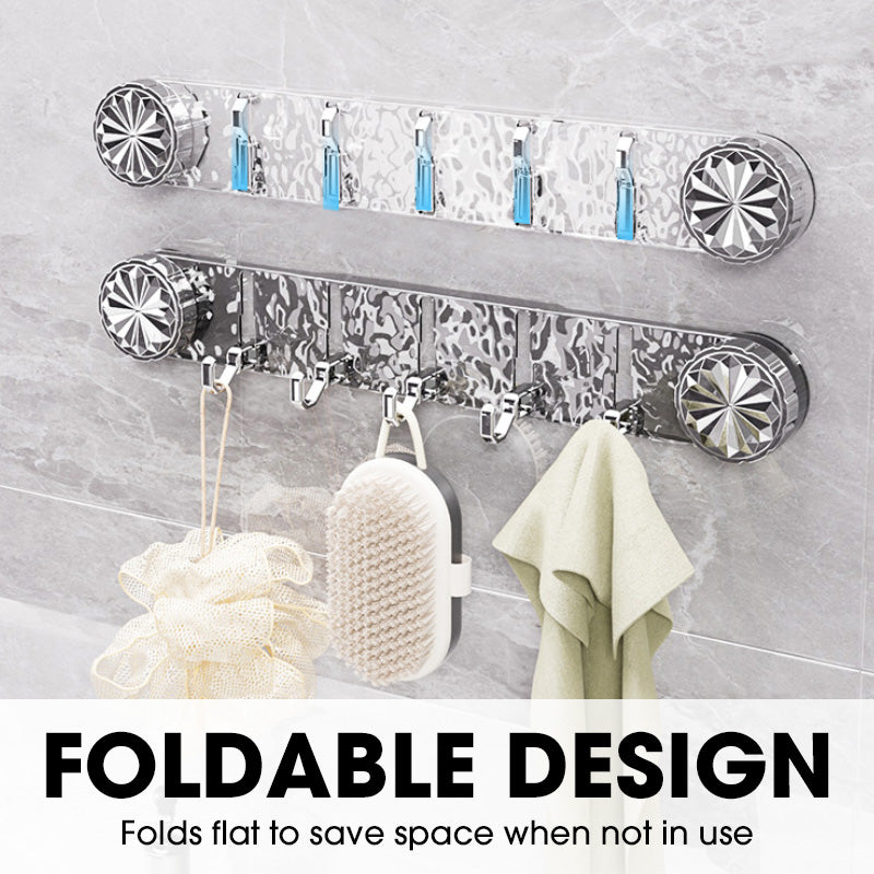 Multipurpose Stylish Wall-Mounted Hooks Organizer