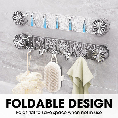 Multipurpose Stylish Wall-Mounted Hooks Organizer