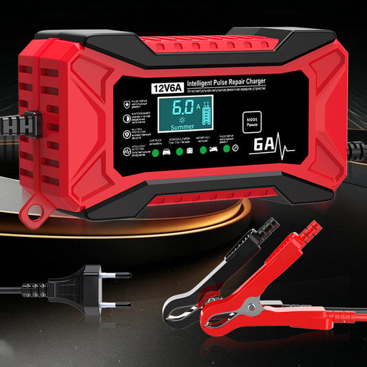 🔥HOT SALE (50% Off)🔥🛵🔋Smart Battery Charger for Car & Motorcycle⚡ 🚗