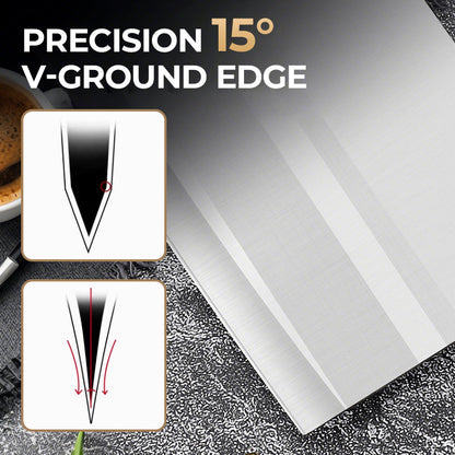 🔥 Never Chip or Stain Professional Kitchen Knives 💥