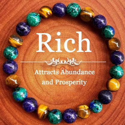 📿Natural Stone Bead Bracelet – Elegant