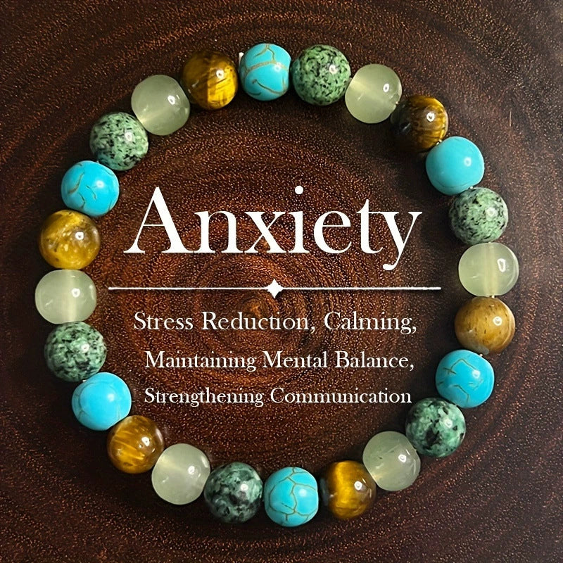 📿Natural Stone Bead Bracelet – Elegant