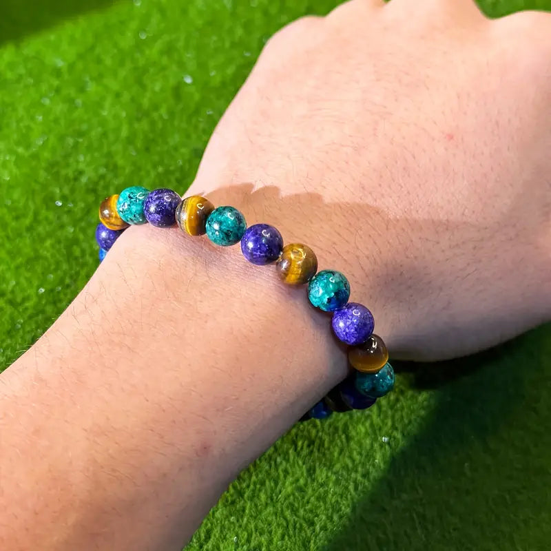 📿Natural Stone Bead Bracelet – Elegant